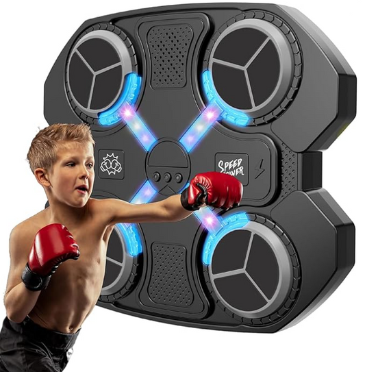 MAQUINA DE BOXEO PARA NIÑOS CON GUANTES